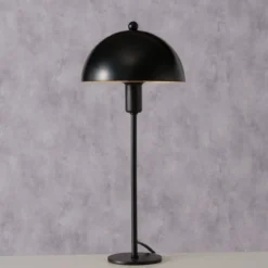 Metalowa lampa stołowa Petunia, 41 cm