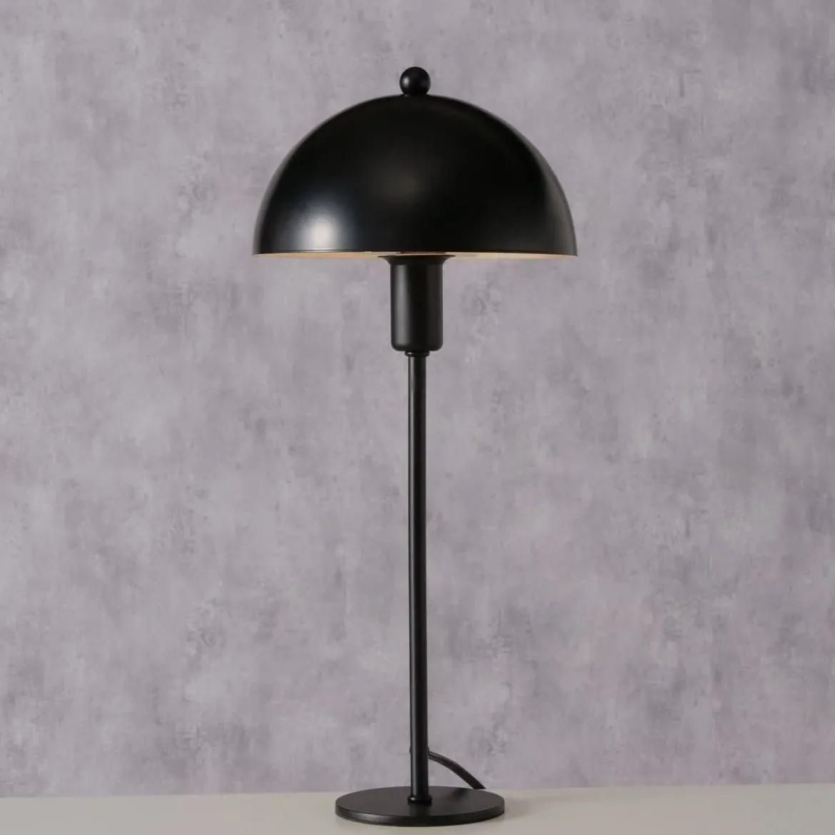 Metalowa lampa stołowa Petunia, 41 cm