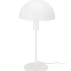 Metalowa lampka na stół, grzybek, 18 x 36 cm