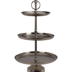 Metalowa patera 3 poziomy, 50 cm