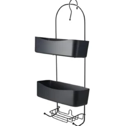 Metalowa półka łazienkowa ARC, 24 x 12 x 59 cm