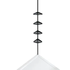 Metalowa półka pod prysznic z regulowaną wysokością 85-200 cm
