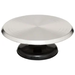 Metalowa profesjonalna patera do tynkowania tortu EASY, Ø 31 cm