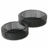 Metalowe miski ozdobne VIKI, 2 szt. Ø 24-30 cm