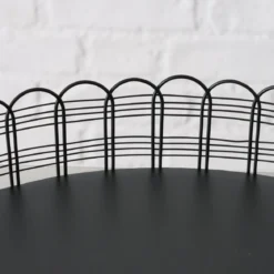 Metalowe tace WEIRY, 2 sz. Ø 25-31 cm