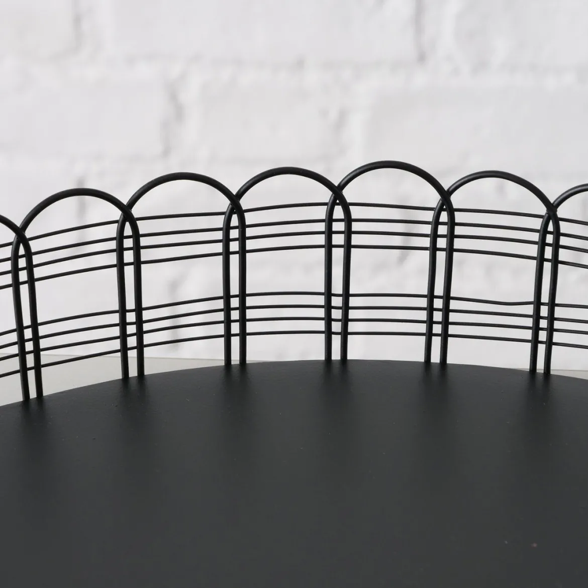Metalowe tace WEIRY, 2 sz. Ø 25-31 cm