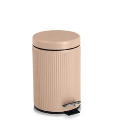 Metalowy kosz łazienkowy BRASS TONE, 3 l