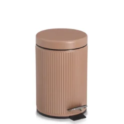 Metalowy kosz łazienkowy BRASS TONE, 3 l