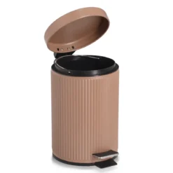 Metalowy kosz łazienkowy BRASS TONE, 3 l