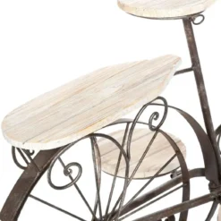 Metalowy kwietnik ROWER, 59 cm
