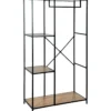 Metalowy regał z 4 półkami MDF, 90 x 40 x 167 cm