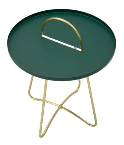 Metalowy stolik GRENT, Ø 45 cm