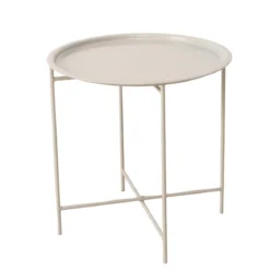 Metalowy stolik pomocniczy ROCKO, Ø 46 cm