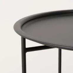 Metalowy stolik pomocniczy ROCKO, Ø 46 cm