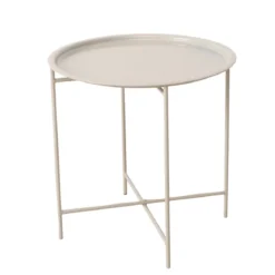Metalowy stolik pomocniczy ROCKO, Ø 46 cm