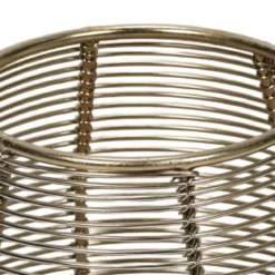 Metalowy świecznik na tealight, złoty