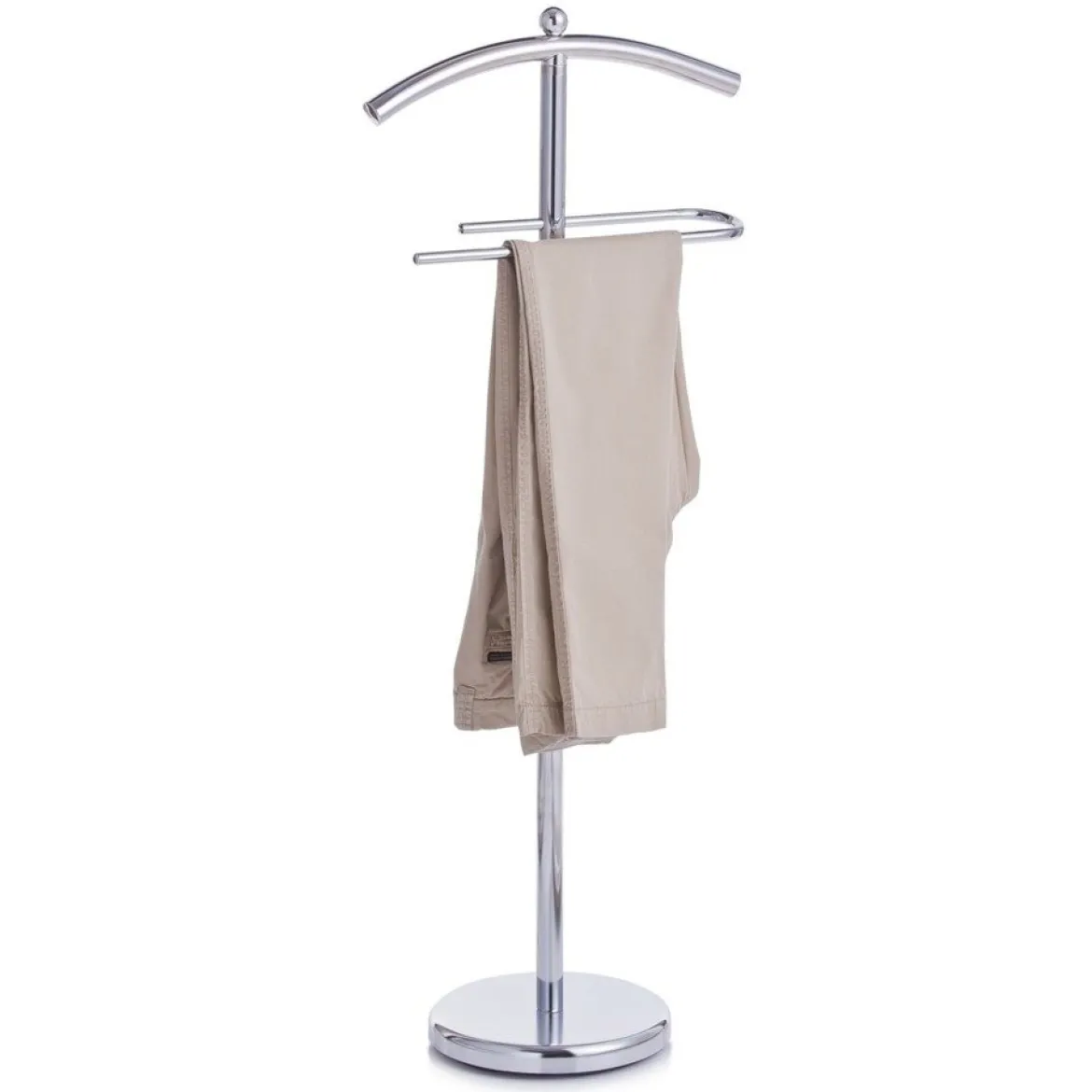 Metalowy wieszak na garnitur, ubrania - 43x26x109 cm