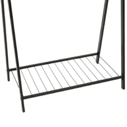 Metalowy wieszak na ubrania podwójny METTY, 98 x 43,5 x 145 cm