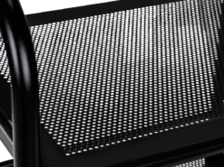 Metalowy wózek łazienkowy, 3 poziomy na kółkach