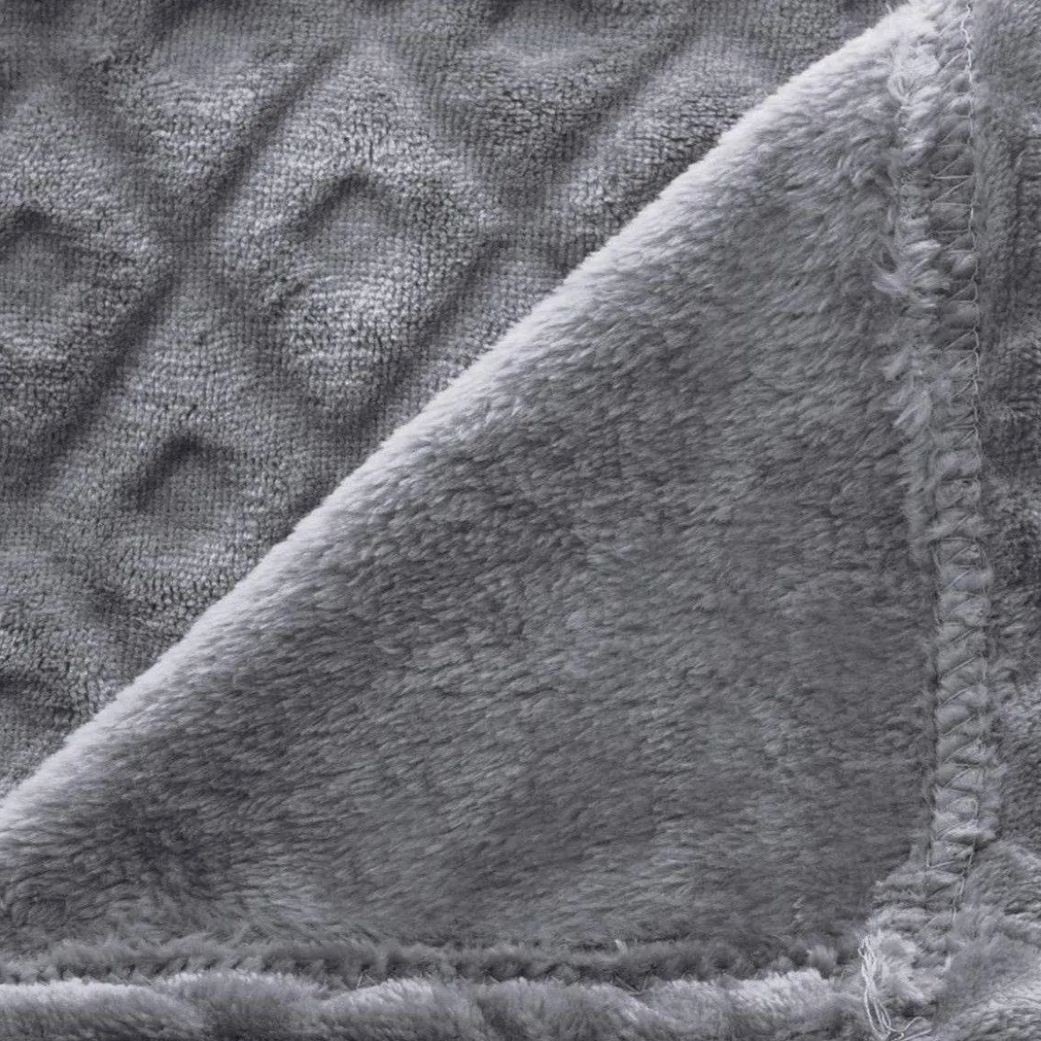 Miękki koc, kapa, narzuta na łóżko LOSAN, pled 3D, 125 x 150 cm