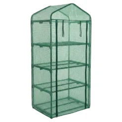 Mini szklarnia foliowa, 4 piętrowa, 68 x 49 x 158 cm