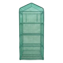 Mini szklarnia foliowa, 4 piętrowa, 68 x 49 x 158 cm