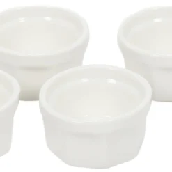 Miseczki na przekąski z porcelany, 4 szt.