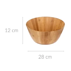 Miska bambusowa do sałatek, Ø 28 cm