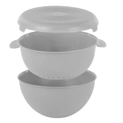 Miska z durszlakiem i pokrywką, Ø 24 cm