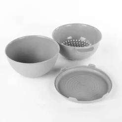 Miska z durszlakiem i pokrywką, Ø 24 cm