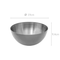 Miska ze stali nierdzewnej, Ø 19 cm