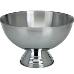 Miska ze stali nierdzewnej - na owoce, poncz - 38 cm, matowa