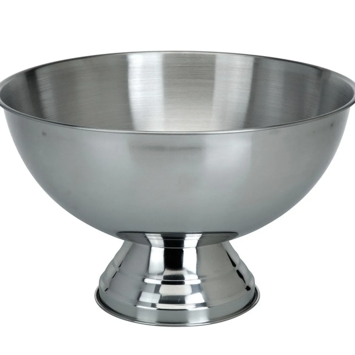 Miska ze stali nierdzewnej - na owoce, poncz - 38 cm, matowa