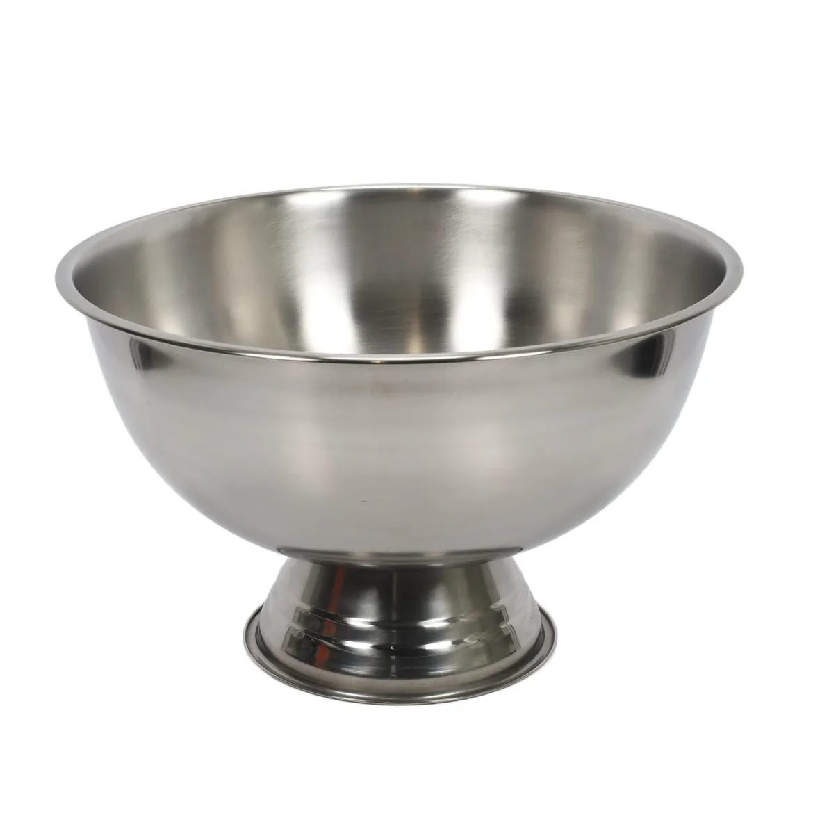 Miska ze stali nierdzewnej - na owoce, poncz - 38 cm, matowa