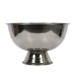 Miska ze stali nierdzewnej - na owoce, poncz - 38 cm, matowa