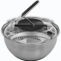 Miska ze stali nierdzewnej + wirówka do sałaty, 3,5 L