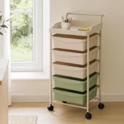 Mobilny organizer DESKOLOR, 6 szuflad, 82 cm