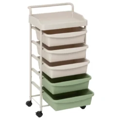 Mobilny organizer DESKOLOR, 6 szuflad, 82 cm