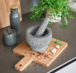 Moździerz granitowy ELVO, Ø 14 cm