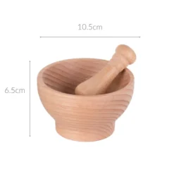 Moździerz z drewna bukowego, Ø 10,5 cm