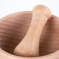 Moździerz z drewna bukowego, Ø 10,5 cm
