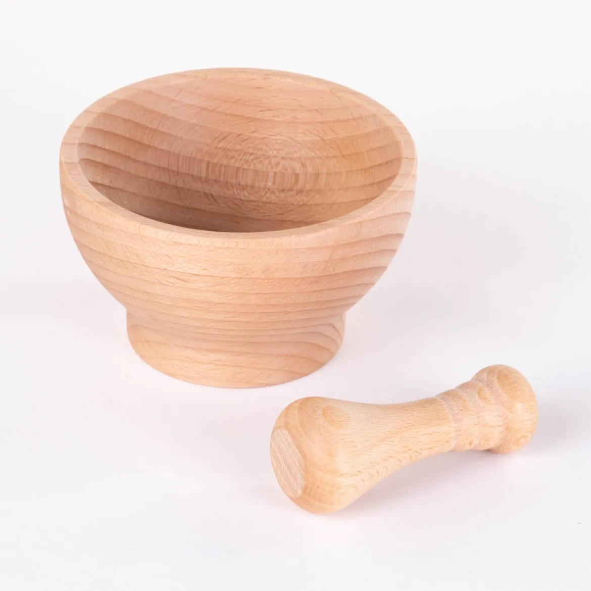 Moździerz z drewna bukowego, Ø 10,5 cm