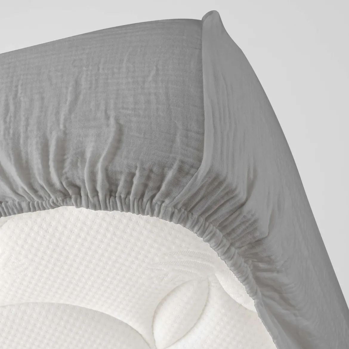 Muślinowe prześcieradło na gumce ANGELIA, 140 x 190 cm