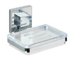 Mydelniczka QUADRO, Vacuum-Loc - stal nierdzewna, WENKO