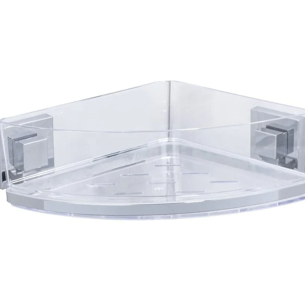 Narożna półka łazienkowa QUADRO,Vacuum-Loc pod prysznic, WENKO