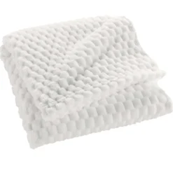 Narzuta flanelowa 125 x 150 cm FROSTY