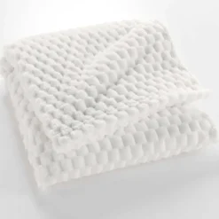 Narzuta flanelowa 125 x 150 cm FROSTY