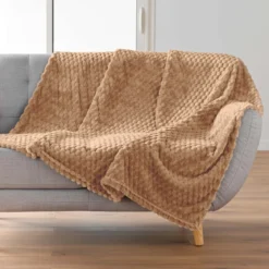 Narzuta flanelowa 125 x 150 cm FROSTY