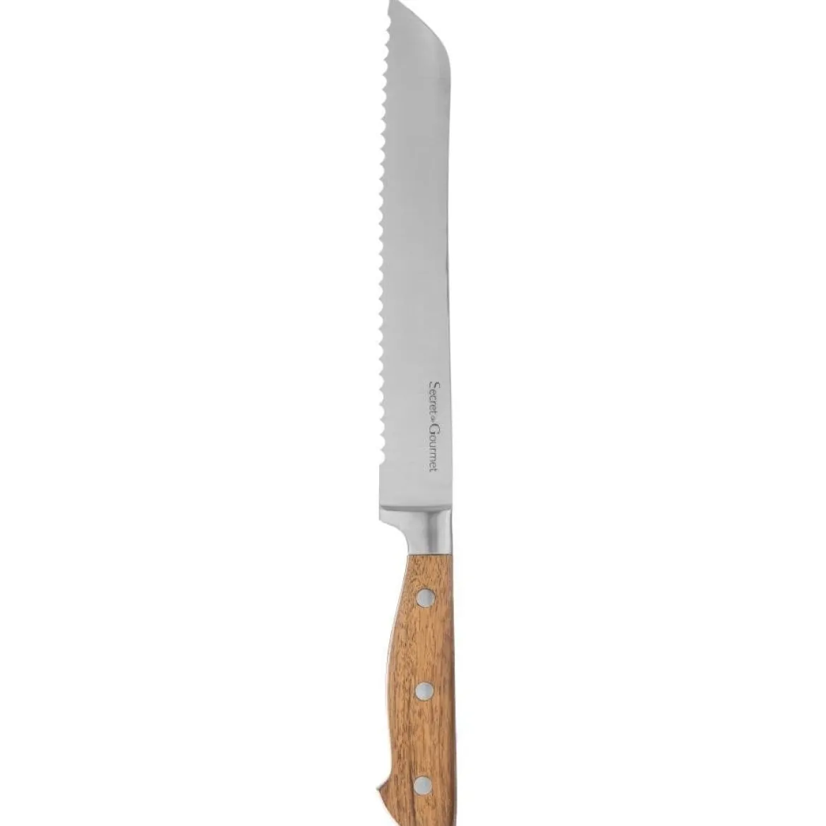 Nóż do krojenia chleba ELEGANCIA, stal nierdzewna, 33 cm