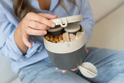 Śniadaniówka, pojemnik na sałatkę i sos BENTOBOX L, 3 elementy, KOZIOL